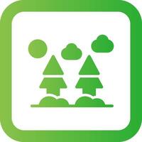 Forest Creative Icon Design vector