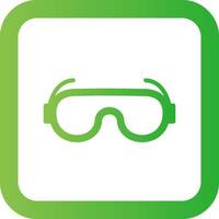 Lab Goggles Creative Icon Design vector