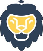 diseño de icono creativo de león vector