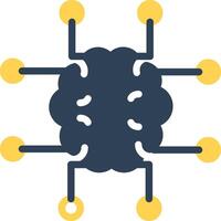 Neuroimaging Creative Icon Design vector