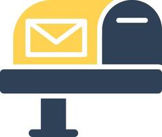 Mail Box Creative Icon Design vector