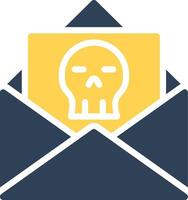 Blackmail Creative Icon Design vector