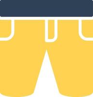 Shorts Creative Icon Design vector