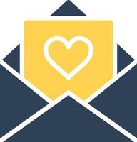 Love Letter Creative Icon Design vector