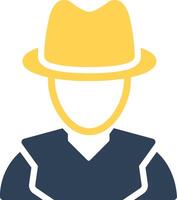 diseño de icono creativo detective vector