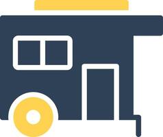 Caravan Creative Icon Design vector