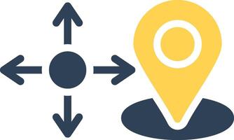glyph Two Color Design vector