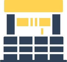 glyph Two Color Design vector