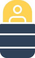 glyph Two Color Design vector