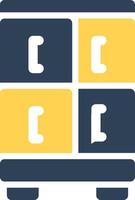 glyph Two Color Design vector