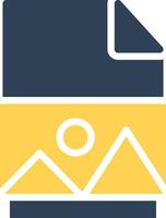 glyph Two Color Design vector