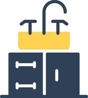 glyph Two Color Design vector