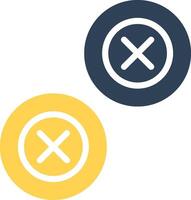 glyph Two Color Design vector