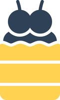 glyph Two Color Design vector