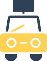 Taxi creativo icono diseño vector