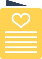 glyph Two Color Design vector