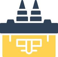 glyph Two Color Design vector