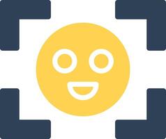 Face Detection Creative Icon Design vector