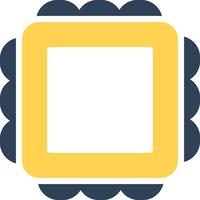 Magic Mirror Creative Icon Design vector