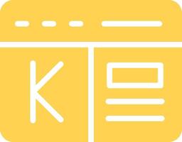Kickstarter Creative Icon Design vector