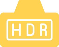 Hdr Creative Icon Design vector