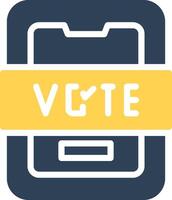 Vote Creative Icon Design vector