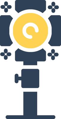 Studio Lighting Creative Icon Design