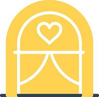 Wedding Arch Creative Icon Design vector