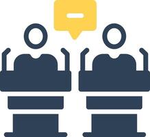 Debate Creative Icon Design vector