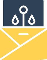 glyph Two Color Design vector