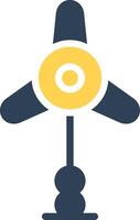 Windmill Creative Icon Design vector