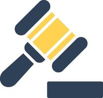 Gavel Creative Icon Design vector