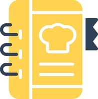 Recipe Book Creative Icon Design vector