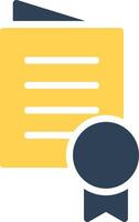 Certificate Creative Icon Design vector