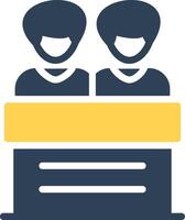 glyph Two Color Design vector