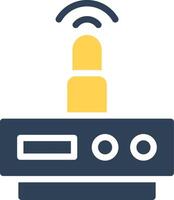 Wifi Router Creative Icon Design vector