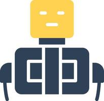 diseño de icono creativo robot vector