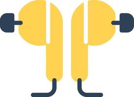 Earbuds Creative Icon Design vector