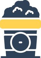 Popcorn Creative Icon Design vector