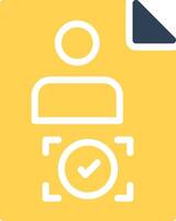 Approval Creative Icon Design vector