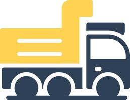 Dump Truck Creative Icon Design vector