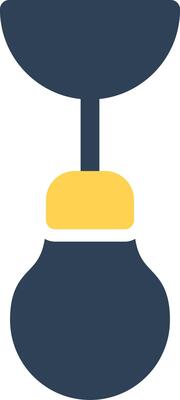 Ceiling Lamp Creative Icon Design