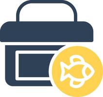 Tackle Box Creative Icon Design vector