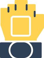 Fingerless Gloves Creative Icon Design vector