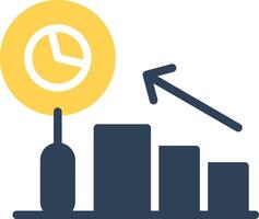 Predictive Analytics Creative Icon Design vector