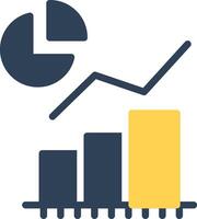 Statistical Analysis Creative Icon Design vector