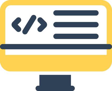 web programación creativo icono diseño vector