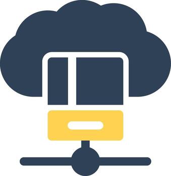 estudiar base de datos creativo icono diseño vector
