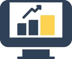 Financial Data Creative Icon Design vector