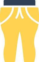 Sweat Pants Creative Icon Design vector